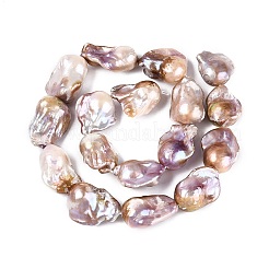 Perle baroque naturelle perles de perles de keshi&nbsp;PEAR-S019-05D-03