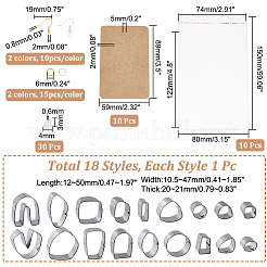 Finding-Kit zum Selbermachen von Ohrringen&nbsp;CELT-UN0001-02
