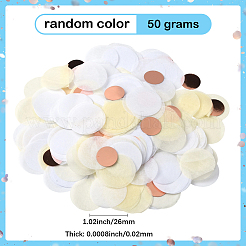 Confettis de table en papier de 50 g&nbsp;DIY-SP0005-42B