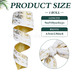Einseitiges Polyesterband mit Goldprägung&nbsp;OCOR-WH0109-052A