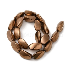Chapelets de perles en hématite synthétique électrolytique sans magnétiques&nbsp;G-P518-01G