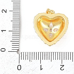 Ottone micro spianare pendenti zirconi&nbsp;KK-K418-05G