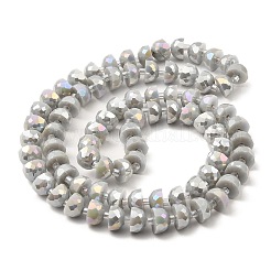 Brins de perles de verre à plaque de couleur ab&nbsp;EGLA-P051-02A-B07