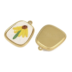 Pendentifs en acier inoxydable 304 et brodés&nbsp;SA-CBA1ED9-03G