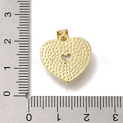Ottone micro spianare pendenti zirconi&nbsp;KK-R002-10G