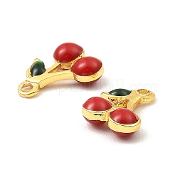 Messing Emaille Anhänger / charms&nbsp;KK-K337-01G-01