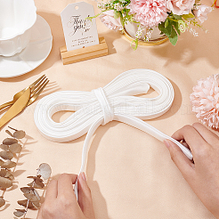 Satin-Hochzeitskleid zurück Bindeseil&nbsp;SRIB-WH0011-039A