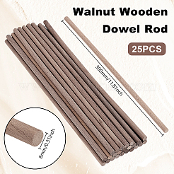Palitos artesanales de madera de nogal negro&nbsp;LS-DIY-WH0308-568