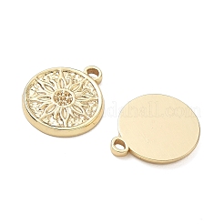 Colgantes de acero inoxidable 304 con engastes de rhinestone&nbsp;SA-CBA3037-03G