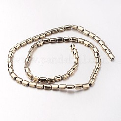 Electroplate non magnetici ematite sintetico fili di perline&nbsp;G-F300-01B-06