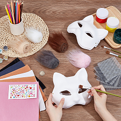DIY-Katzenmaskenset aus Papier&nbsp;DIY-WH0591-096A