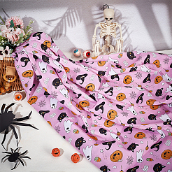 Polyester-Baumwollstoff mit Halloween-Print&nbsp;FIND-WH0152-646
