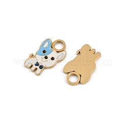 304 Edelstahl-Emaille-Anhänger&nbsp;STAS-G357-03G