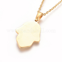 Colliers pendentifs en acier inoxydable 304 émaillé&nbsp;X-NJEW-F275-41G
