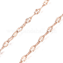 Catene con placcatura ionica (ip) in acciaio inossidabile 304 testurizzate&nbsp;CHS-D004-02RG