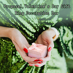 12 Stück 6 Farben Bowknot Karton Papier Ring Geschenk Aufbewahrungsboxen&nbsp;CON-TA0001-28