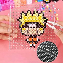 Square abc Kunststoff pegboards für 5x5mm Heimwerker Fuse beads verwendet&nbsp;DIY-YW0008-16