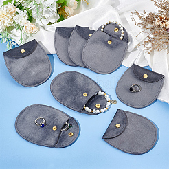 12 x Samtbeutel zur Aufbewahrung von Schmuck&nbsp;ABAG-NB0001-93B