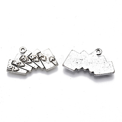 Tibetischer stil Aluminium Anhänger & Charms&nbsp;TIBE-N006-24AS-LF