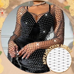 Netzgewebe aus Polyester-Strassen&nbsp;DIY-WH0170-39B