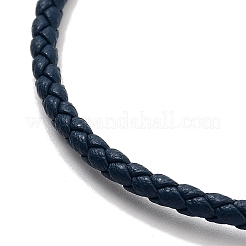 Fabrication de bracelets ronds tressés en simili cuir&nbsp;BJEW-H610-01G-14