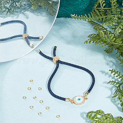 Bastelset für Armbänder mit bösem Blick&nbsp;DIY-NB0006-86