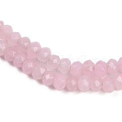 Natürliche weiße Jade perlen Stränge&nbsp;X-G-Z069-01K