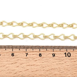 Colliers à maillons en laiton de 5 mm en forme de larme pour femmes&nbsp;NJEW-F366-04B