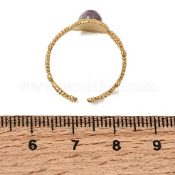 Anillos abiertos de acero inoxidable 304 para mujer&nbsp;GG-CBA7994-01G-06