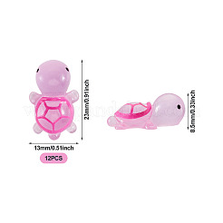 12 cabujones luminosos de animales marinos de resina translúcida&nbsp;RESI-TA0004-56B