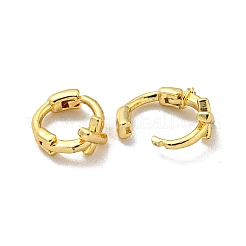 Orecchino ad anello in ottone&nbsp;EJEW-C088-02G