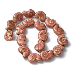 Cuentas de porcelana hechas a mano de la serie Ocean&nbsp;PORC-R002-03I