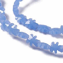 Chapelets de perles en verre électroplaqué&nbsp;GLAA-C023-04B