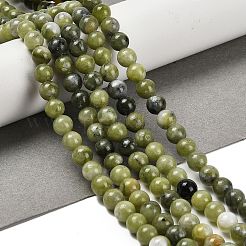 Natur taiwan Jade Perlen Stränge&nbsp;G-B128-A07-02
