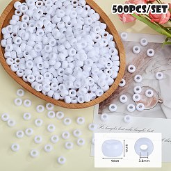 500 Stück undurchsichtige Kunststoffperlen&nbsp;KY-SZ0001-44C