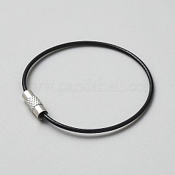 Kohlenstoffstahl mit PVC-Drahtseil&nbsp;AJEW-WH0314-897B