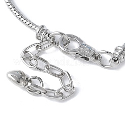 Set di braccialetti con ciondoli di perline europee a tema oceano per donna&nbsp;BJEW-JB11587-02