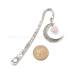 Segnalibri di perline grezze di quarzo rosa naturale&nbsp;X-AJEW-JK00201-01