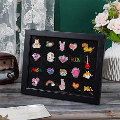Desktop-Holz-Medaille Abzeichen Display Frame Fällen&nbsp;ODIS-WH0331-16