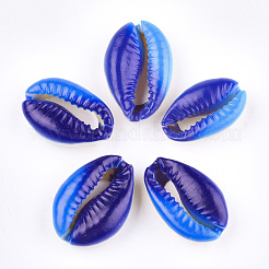 Perle di conchiglia stampate di ciprea&nbsp;SSHEL-T007-14
