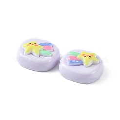 Cabochons en résine de dessin animé mignon opaque&nbsp;CRES-O006-06H