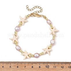 Armbänder aus natürlichen Süßwasserzuchtperlen&nbsp;BJEW-JB14092
