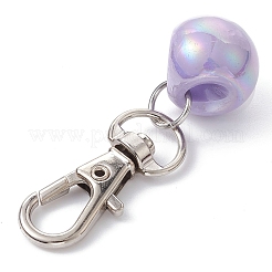 Decorazione pendente con perline acriliche iridescenti placcate&nbsp;HJEW-JM01227