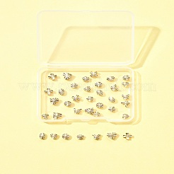 35pcs 7 Arten Messingperlen&nbsp;KK-FS0001-69