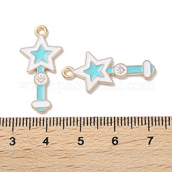 Emaille Anhänger Legierung&nbsp;ENAM-O001-11A-G
