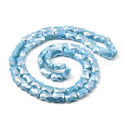 Brins de perles de verre à plaque de couleur ab&nbsp;EGLA-P051-06A-B07