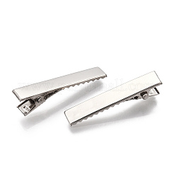 Eisen Flach Alligator Haarspange Zubehör&nbsp;IFIN-S286-34mm