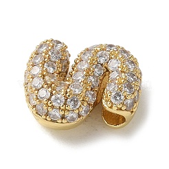 Perles de zircone cubique micro pave en Laiton&nbsp;KK-P290-61G-S