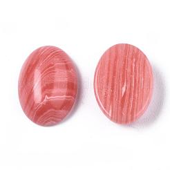 Synthetische Rhodochrosit-Cabochons&nbsp;G-R415-14x10-15