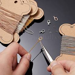 Cadenas de bordillo de latón de 20m 4 colores&nbsp;DIY-SZ0002-03